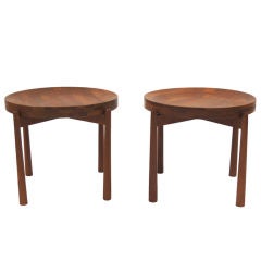 Vintage Pair of Side Tables by Jens Quistgaard