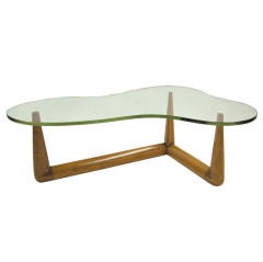 Rare Freeform Coffee Table by T.H. Robsjohn-Gibbings