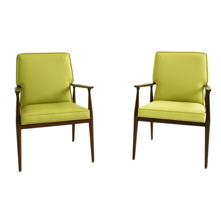 Mid-Century Modern Paul McCobb Pair of Occasional Chairs