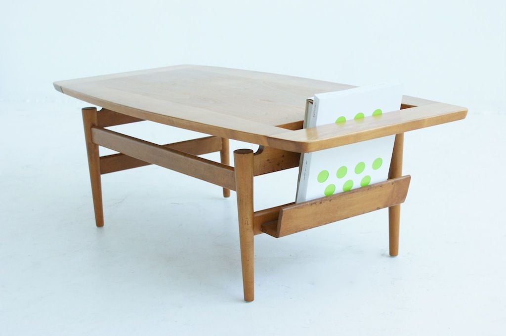 RISOM for RISOM INC. Coffee table with build in magazine rack