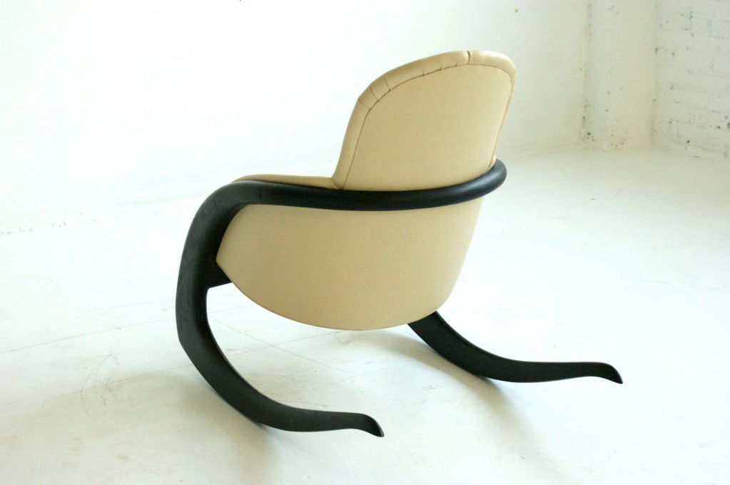 Wendell Castle Crescent Rocker In Good Condition In Chicago, IL