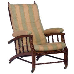 Antique Reclining Armchair by Philip Webb for Morris & Company