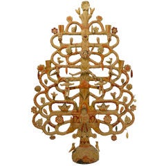 Large and Impressive Antique Mexican Tree of Life