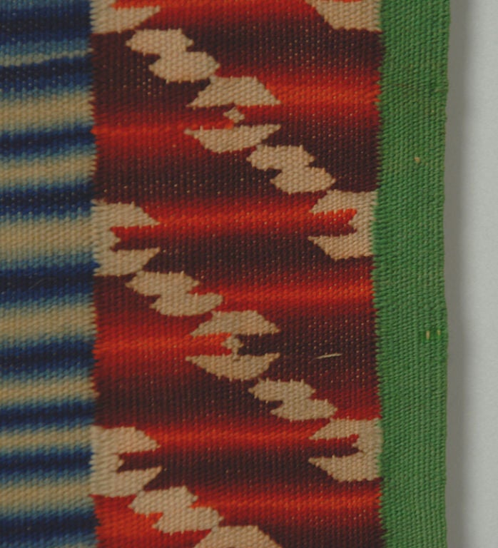 A Superb Antique Mexican Saltillo Serape 1