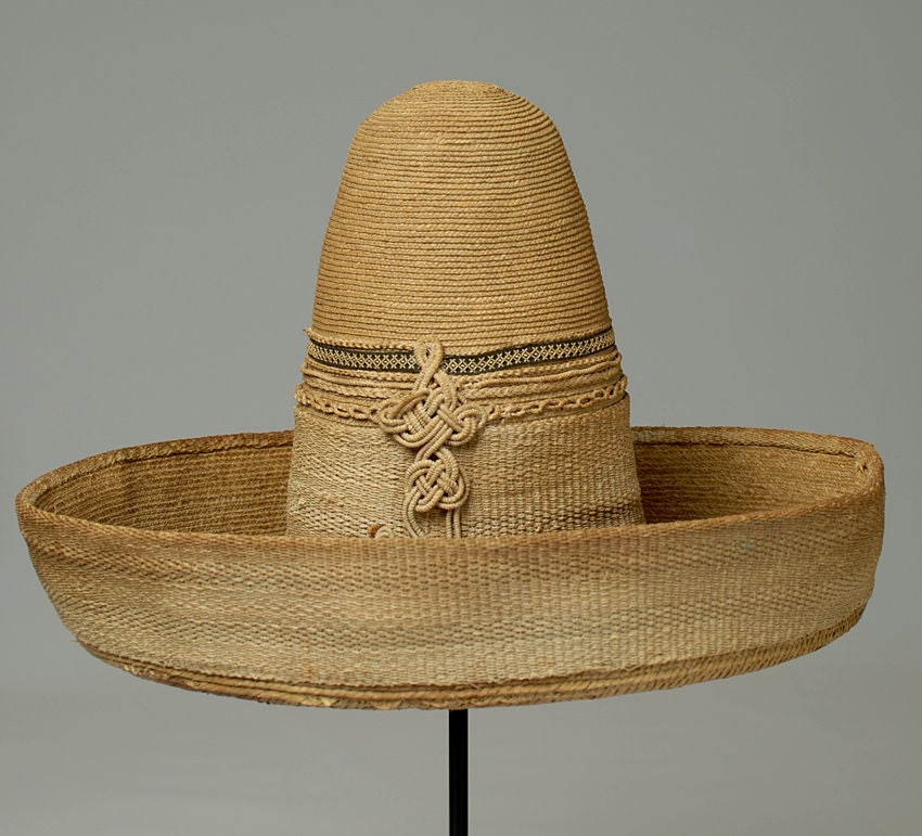 Very Rare Late 19th Century Mexican Sombrero 2