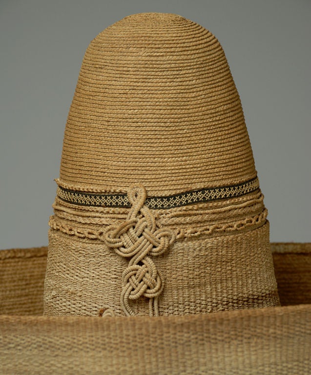 Very Rare Late 19th Century Mexican Sombrero 3