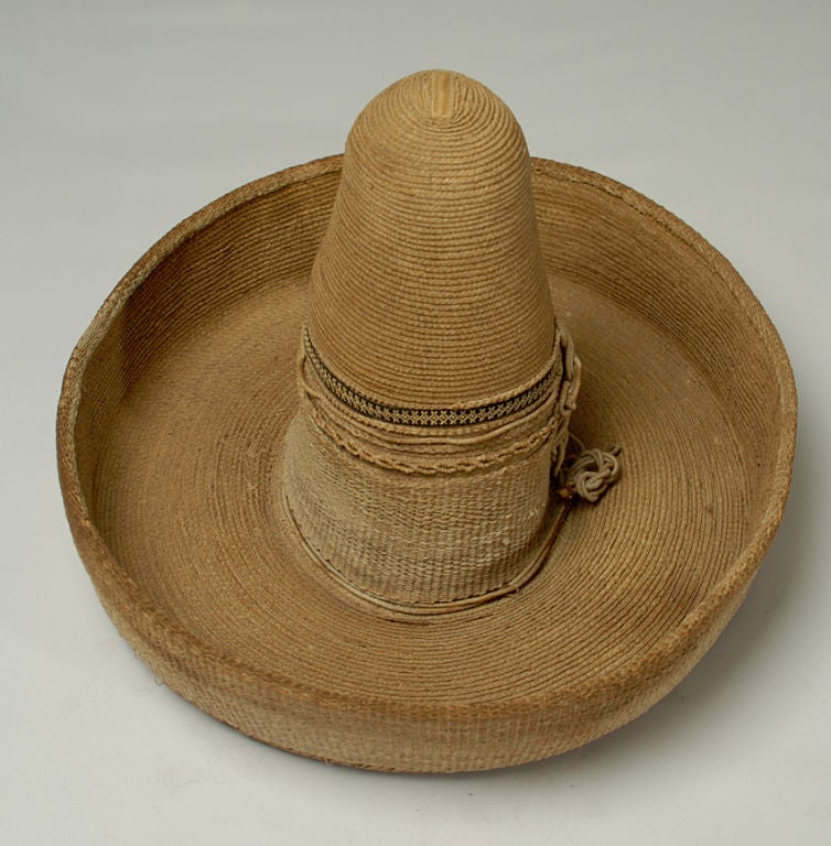Very Rare Late 19th Century Mexican Sombrero 5