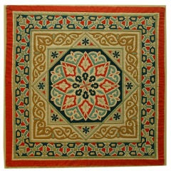Fine Antique Egyptian Applique Square Textile