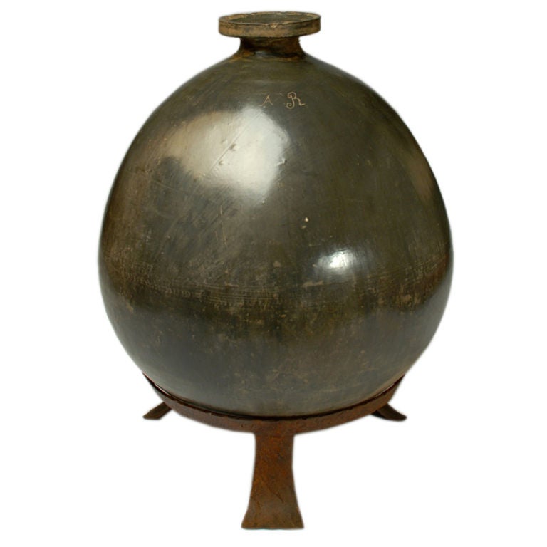 VIntage Mexican Barro Negro Botija - Mezcal Pot
