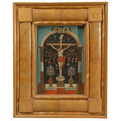 19th Century Mexican Painting - Our Lord of Chalma