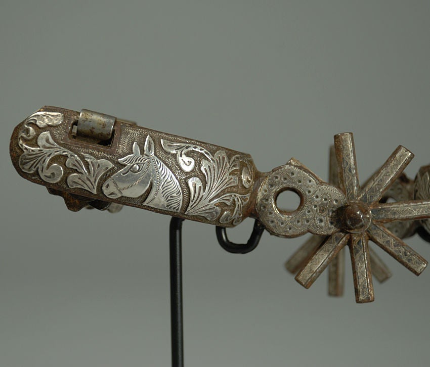 Silver Mounted Vaquero Spurs 2