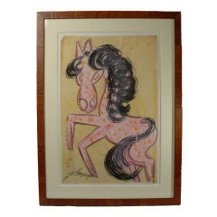 Rare Signed Chucho Reyes Caballo