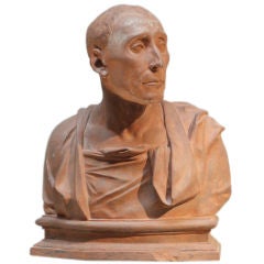 A Terracotta Bust after a Model by Donatello