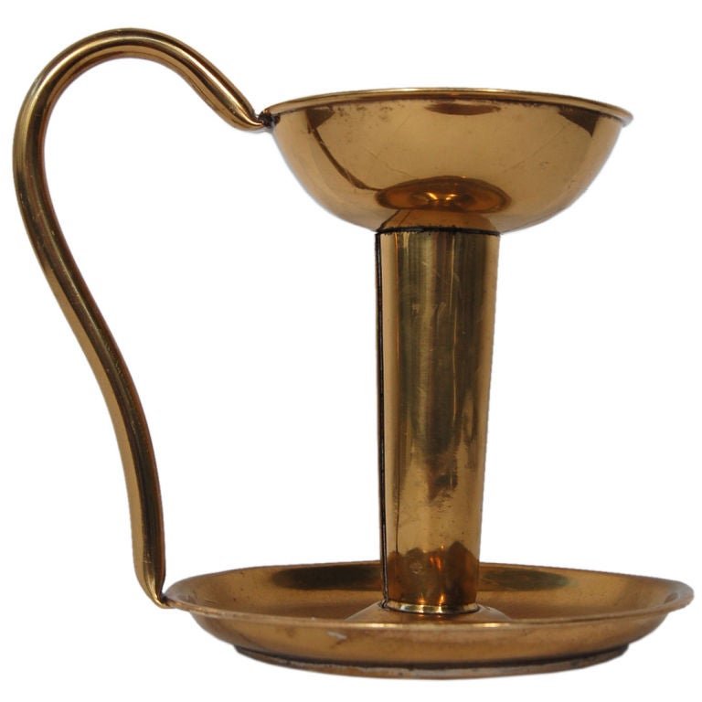 Christopher Dresser Brass Chamberstick