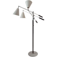 Classic Triennale Floor Lamp by Gino Sarfatti for Arredoluce