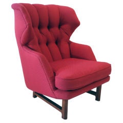 Modernist Wing Back Armchair by Edward Wormley