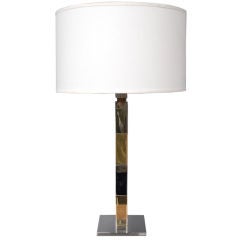 Paul Evans style table lamp by Hansen