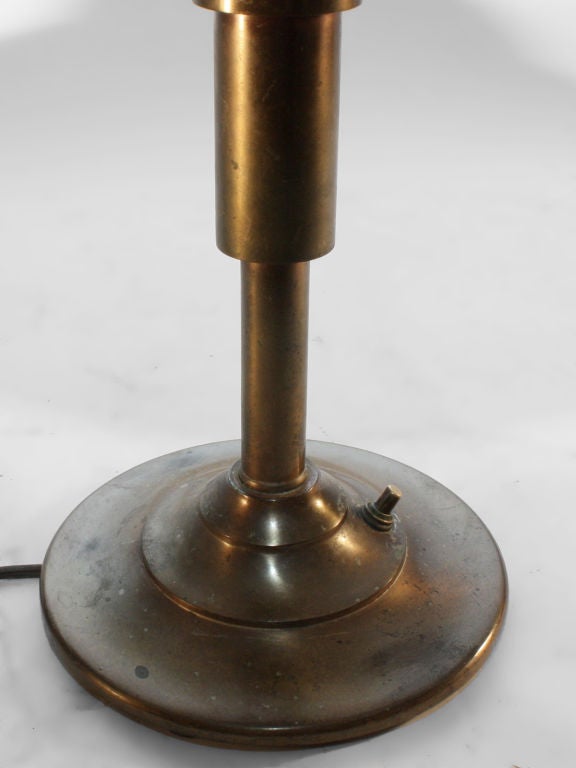 20th Century K.E.M. Weber for Miller Lamp Co. Art Deco Machine Age Lamp