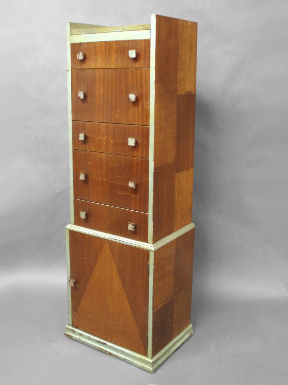 Art Deco Gentleman's Chest in the Style of Paul Frankl