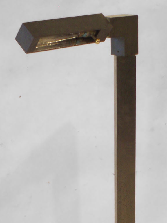 Minimalist Swivel Tilt Floor Lamp by the Chapman Co.<br />
39.5