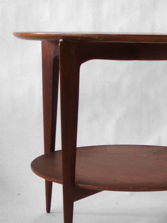 Walnut Occasional / Lamp Table by Gio Ponti for Singer and Sons