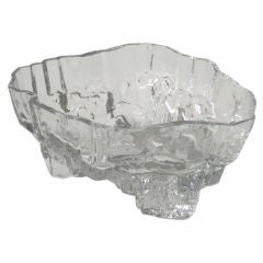 Melting Ice Glass Bowl by Tapio Wirkkala