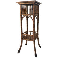 Antique Victorian Bamboo Stand