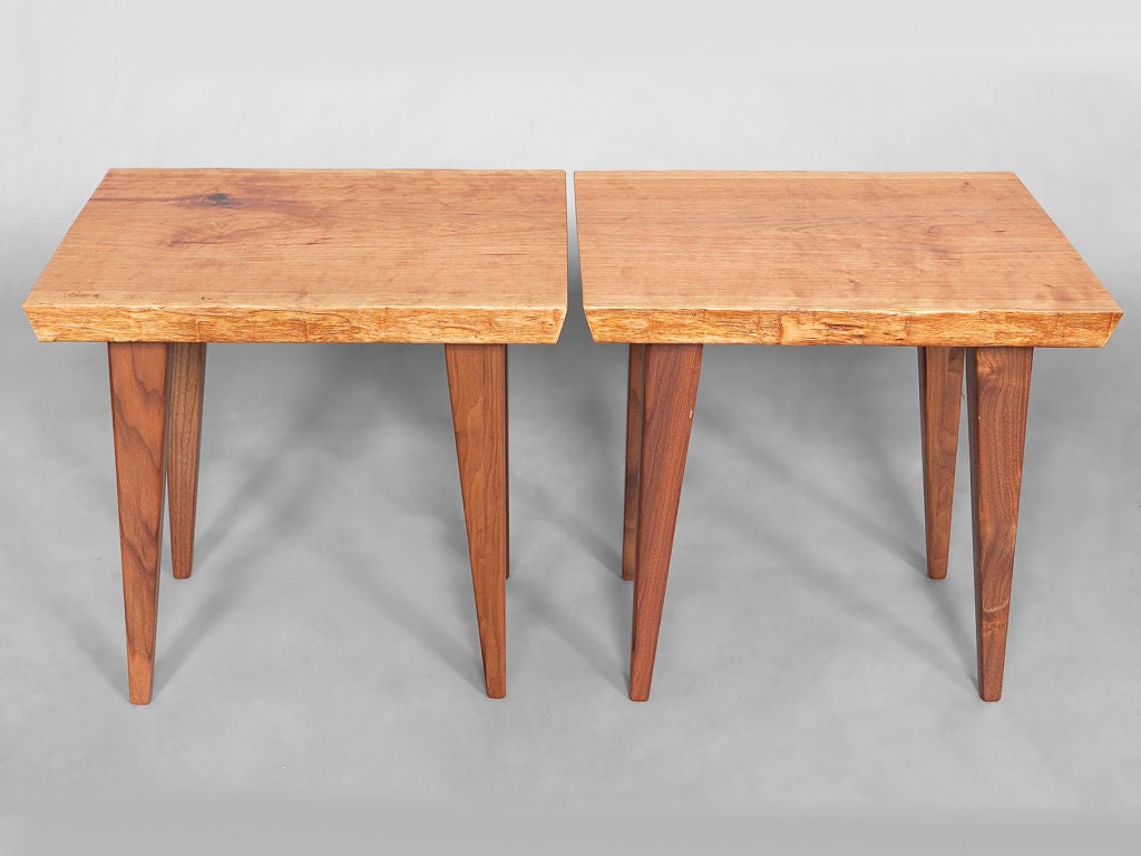 Pair of Studio end tables by D. Rose