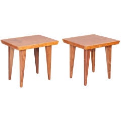 Pair of Studio end tables by D. Rose