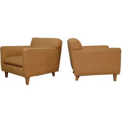 Pair of Classic Club Chairs