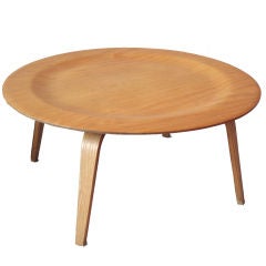 Vintage Ash Grain Dish Table by Ray and Charles Eames