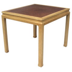 Cork Inset Occasional Table by Edward Wormley for Dunbar
