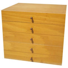 Dresser Top Blonde Chest of Drawers by Arthur Umanoff