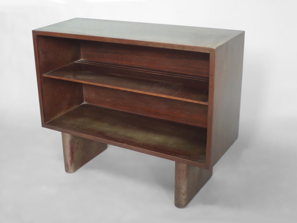 Mahogany Low Book Shelf by Gilbert Rohde for Herman Miller. Contact for Measurements