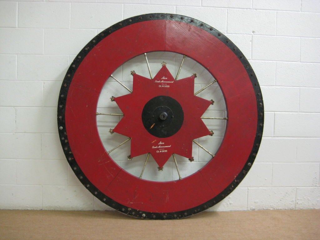 Vintage Race Horse Game Wheel 5
