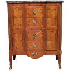 French Louis XVI Marquetry Commode