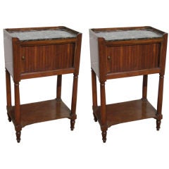 Pair of French Walnut Side Tables
