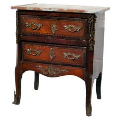 Antique French Sampler Chest of Drawers