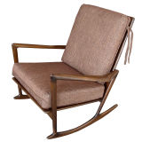 Vintage Ib-Kofod Larsen Rocking Chair