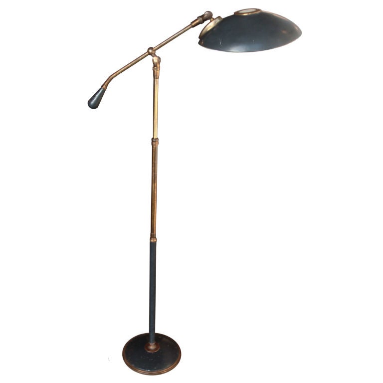 Lightolier Floor Lamp Designed by Gerald Thurston