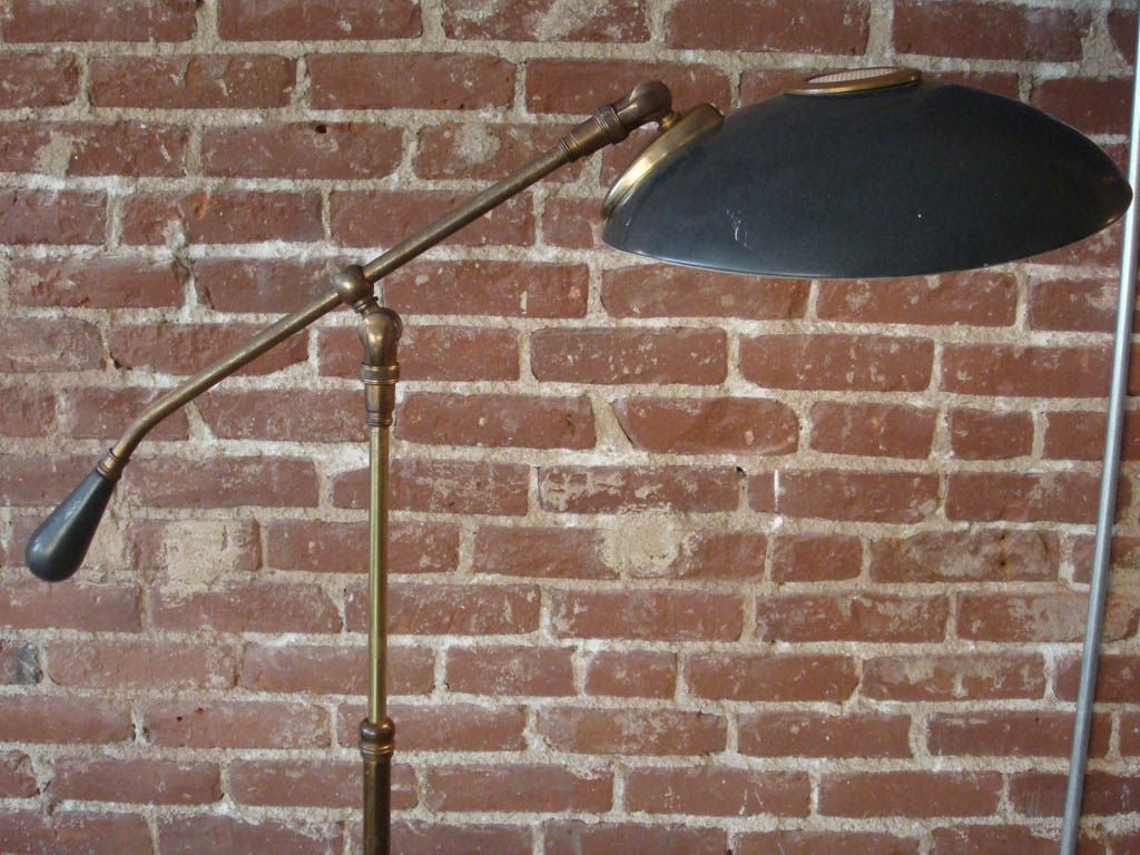 Mid-20th Century Lightolier Floor Lamp Designed by Gerald Thurston