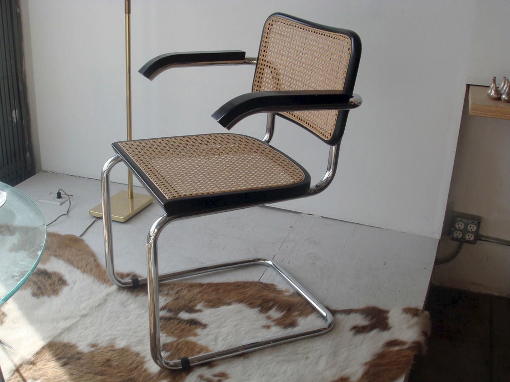 Pair of Marcel Breuer S64 Chairs