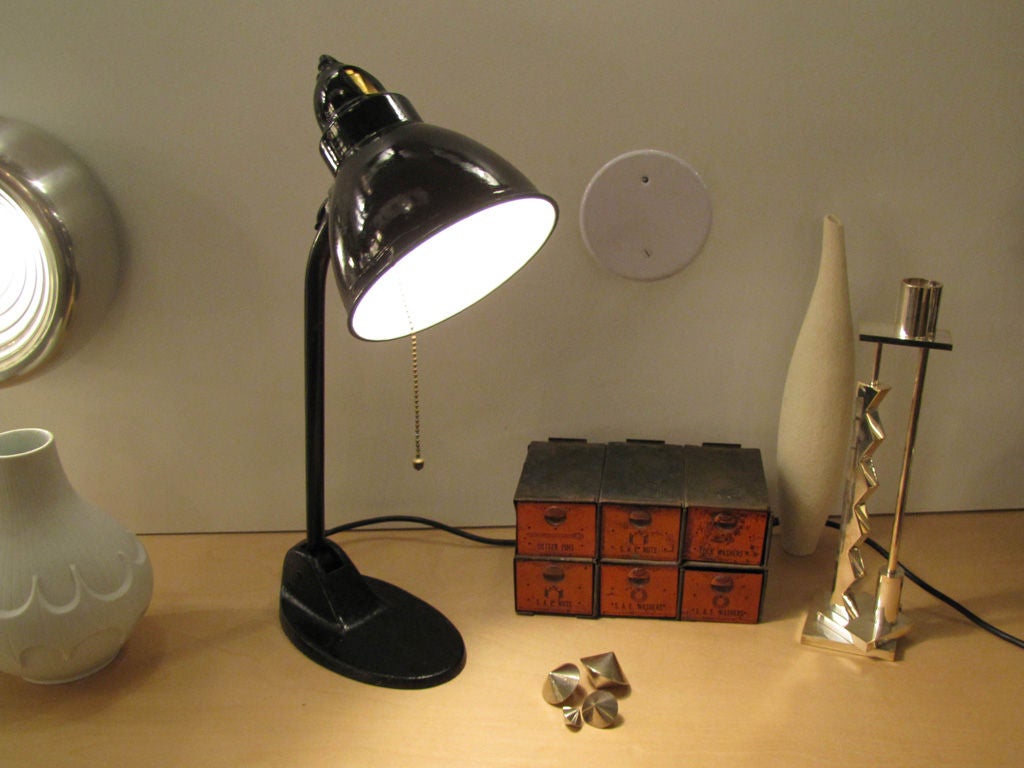 Mid-20th Century Jacobus J. Pieter Oud Industrial Lamp