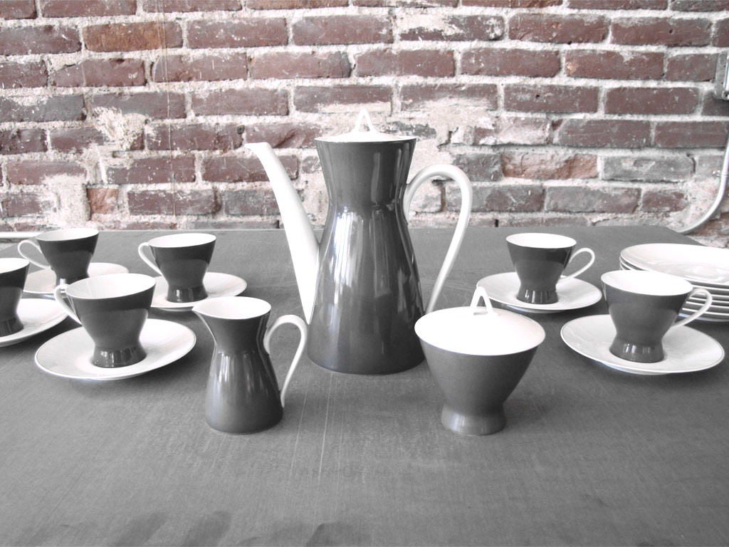 Raymond Loewy After Dinner Coffee Set for 