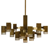 Gaetano Sciolari "Cubic" Chandelier