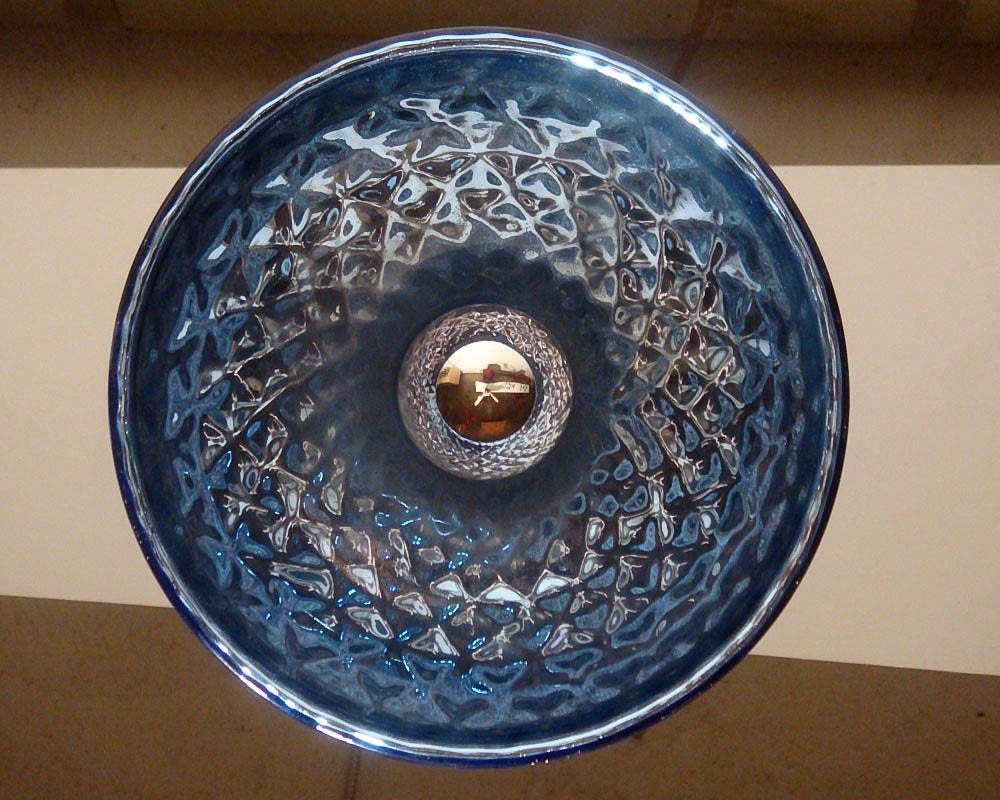 Blue Mercury Glass Pendant Lights 2
