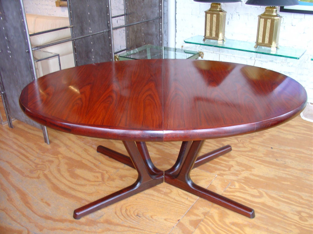 Danish Rosewood Dining Table 6