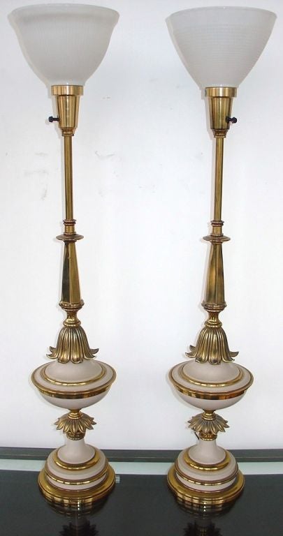 American Pair of Stiffel Lamps