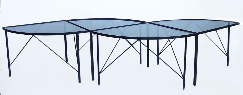 Mid-20th Century Iron Coffee Table For Sale