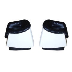 Pair Italian Resin Chairs